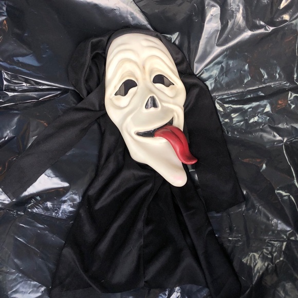Easter Unlimited Vintage Scream Ghost Face Whassup Mask Fun World OS - Picture 3 of 12